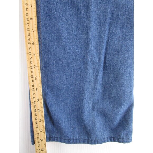 VINTAGE Wrangler Jeans 38 Short Bootcut Denim Work Cowboy USA 38X29 - Picture 4 of 8